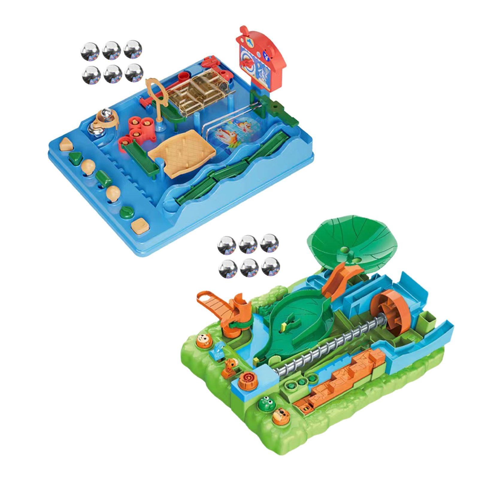 Classic Marble Track Improve M - Board Game Race Track ulasan dan harga