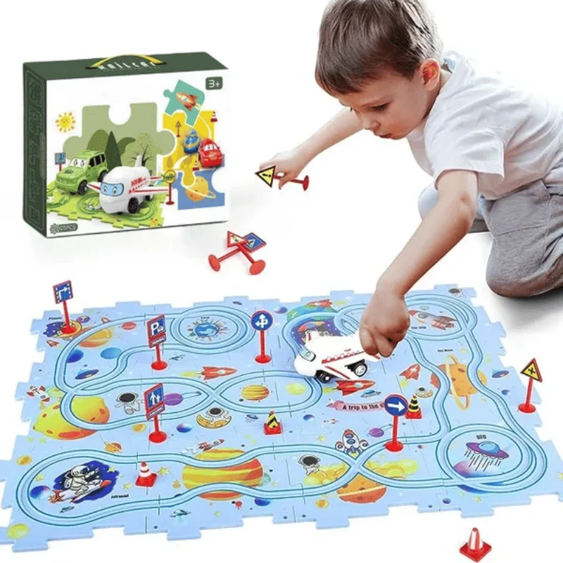 Children's Educational Puzzle  - Board Game Race Track ulasan dan harga
