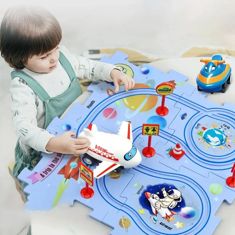 Children's Educational Puzzle  - Board Game Race Track ulasan dan harga