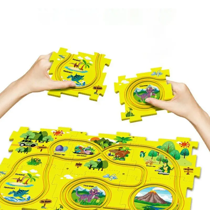 Children's Educational Puzzle  - Board Game Race Track ulasan dan harga