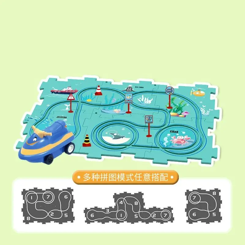 Children's Educational Puzzle  - Board Game Race Track ulasan dan harga