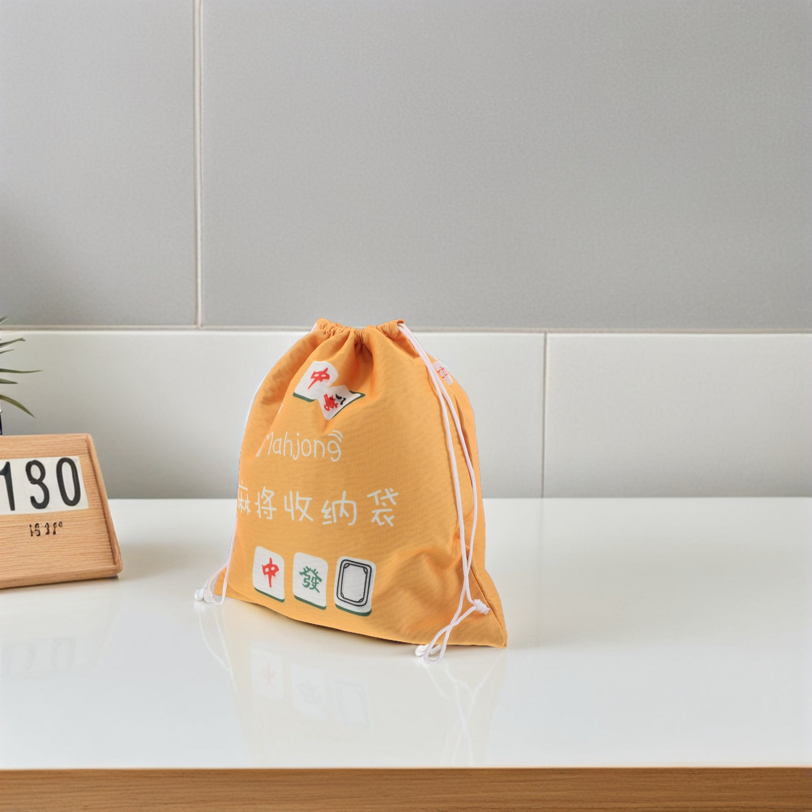 Ahjong Bag Drawstring Mahjong  - Tile Bag Drawstring ulasan dan harga