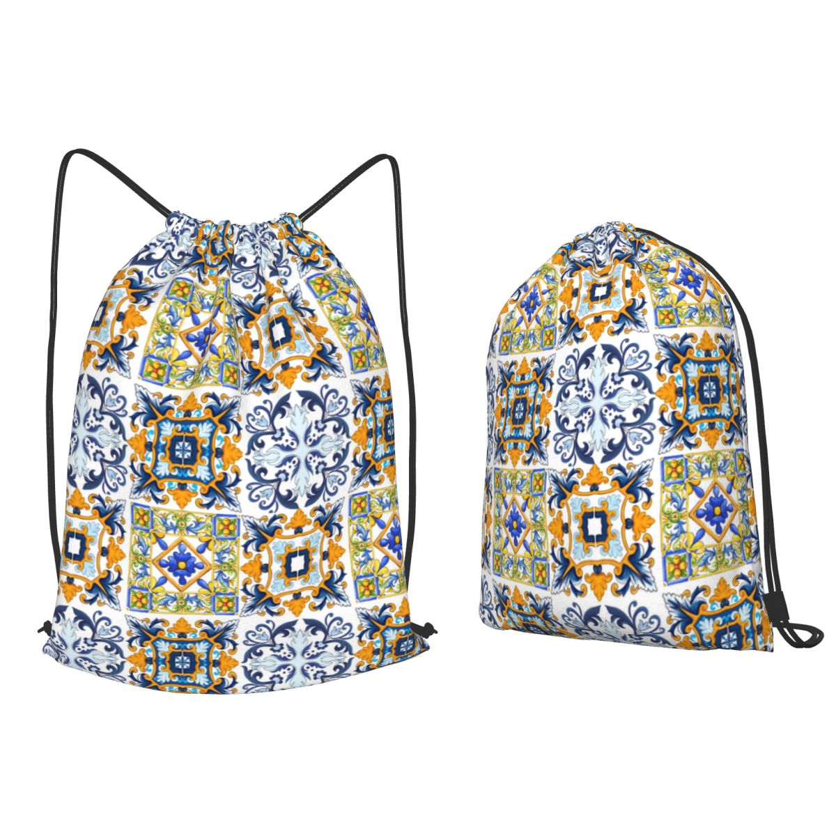 Copy Of Sicilian Tiles,mediter - Tile Bag Drawstring ulasan dan harga