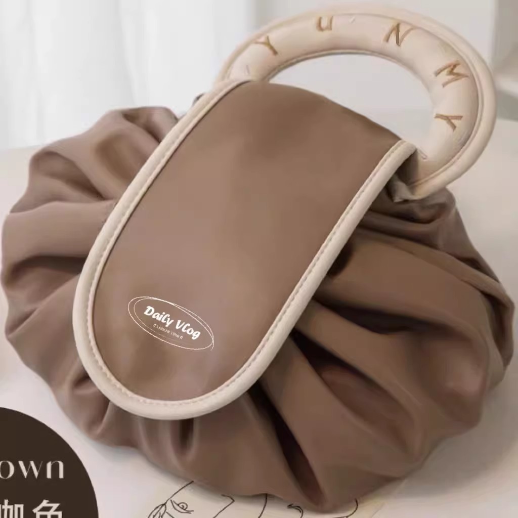Lazy Cosmetic Bag Women's 2024 - Tile Bag Drawstring ulasan dan harga