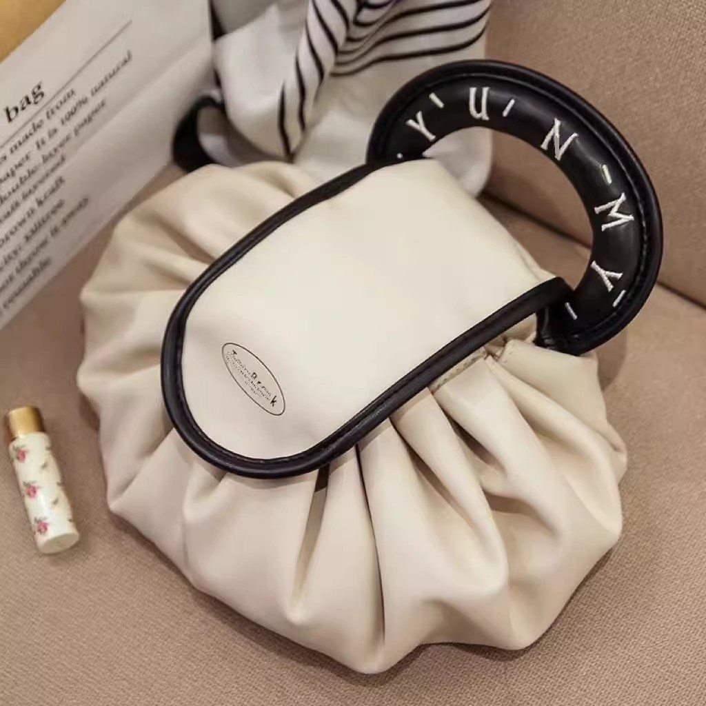 Lazy Cosmetic Bag Women's 2024 - Tile Bag Drawstring ulasan dan harga