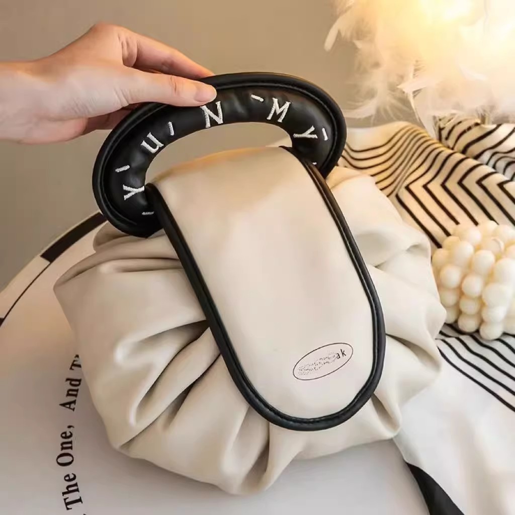 Lazy Cosmetic Bag Women's 2024 - Tile Bag Drawstring ulasan dan harga