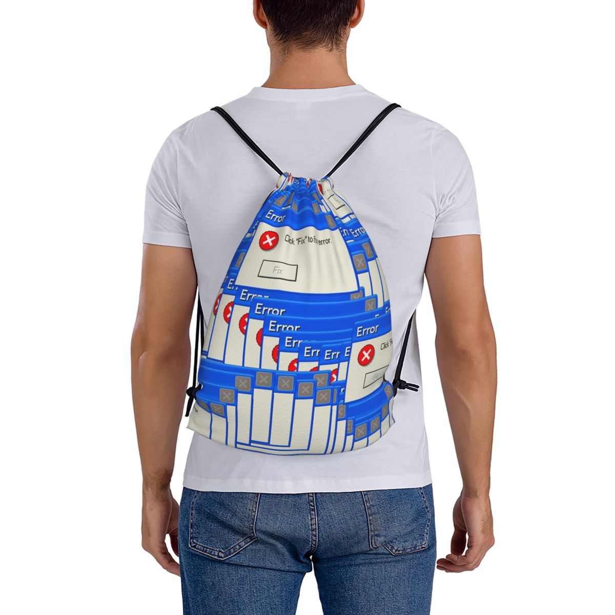 Windows Xp Error Tiled Backpac - Tile Bag Drawstring ulasan dan harga