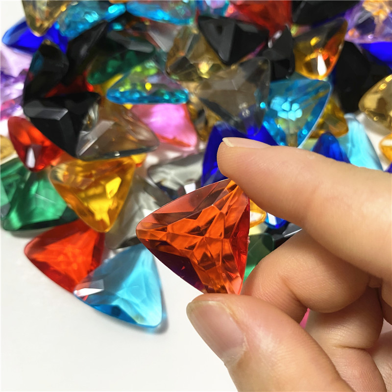 10Pcs Acrylic Plastic 23mm Cle - Board Game Verdant ulasan dan harga