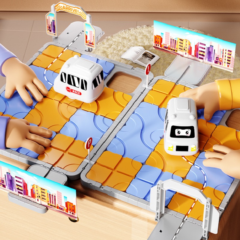 DIY City Adventure 3D Puzzle R - Board Game Race Track ulasan dan harga
