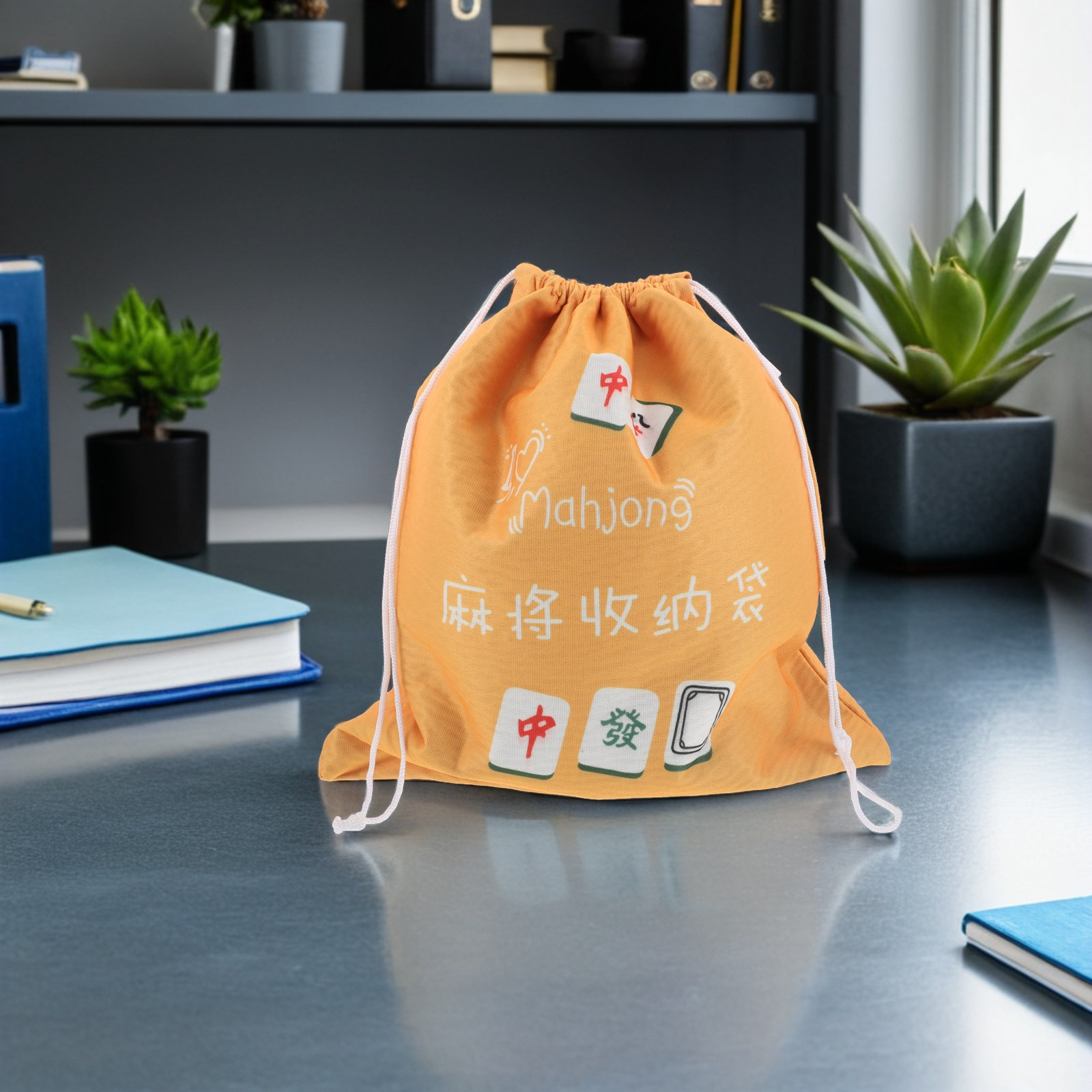 Stylish Mahjong Tile Bag Heavy - Tile Bag Drawstring ulasan dan harga