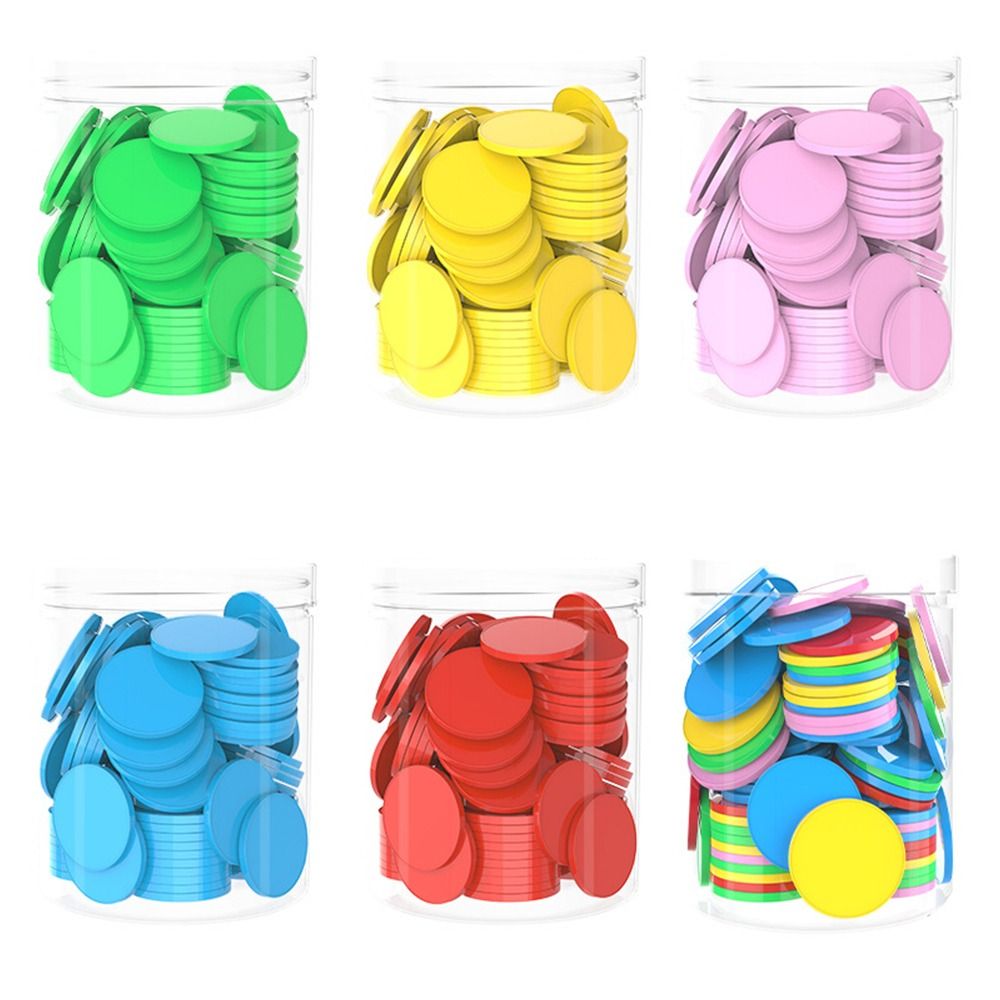 100pcs Plastic Counting Chips  - Board Game Verdant ulasan dan harga