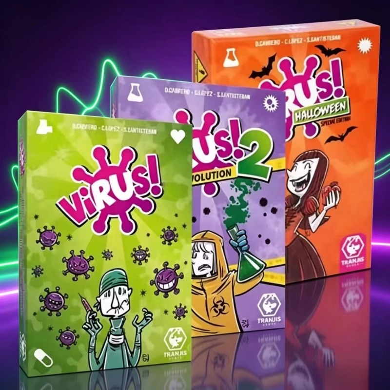 Family Strategy Card Game Set  - Board Game Virus ulasan dan harga