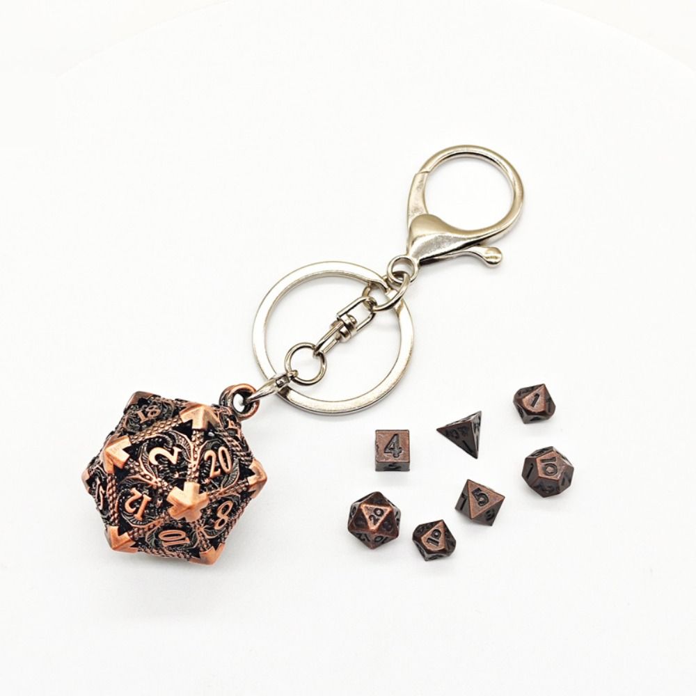 1 Set 20-sided Hollow Metal Di - Board Game Io ulasan dan harga
