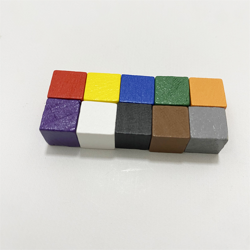 50Pcs/lots 10mm Colorful Wood  - Board Game Verdant ulasan dan harga