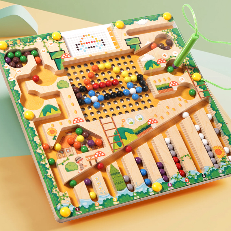Magnetic Sorting Games Montess - Board Game Nature ulasan dan harga