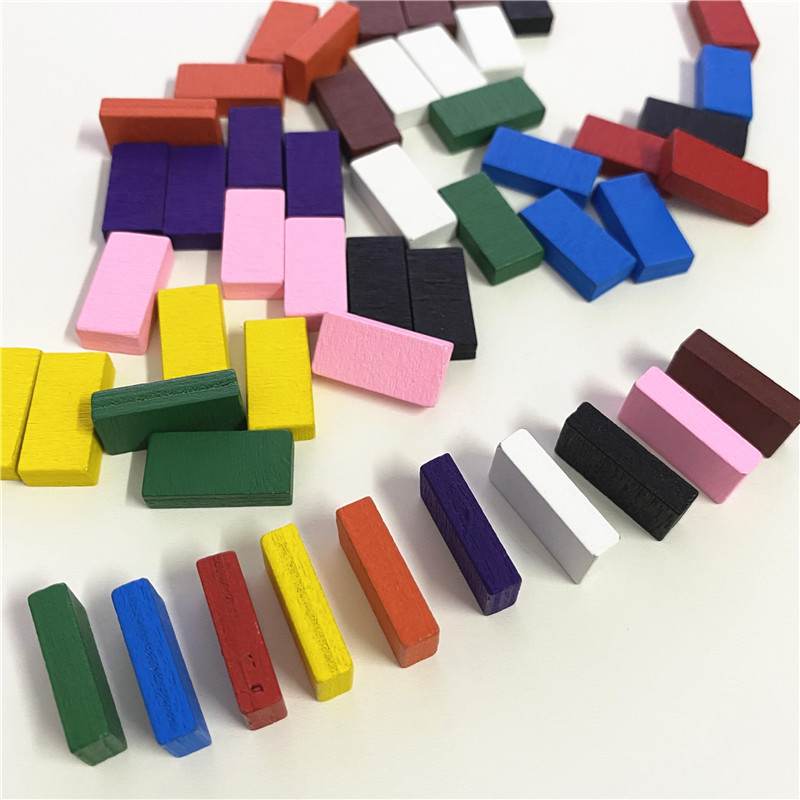 50Pcs 20*10*5mm Colorful Brick - Board Game Verdant ulasan dan harga