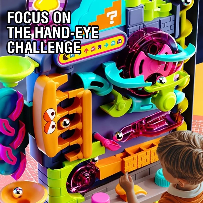 Puzzle Ball Track Race Run Bui - Board Game Race Track ulasan dan harga