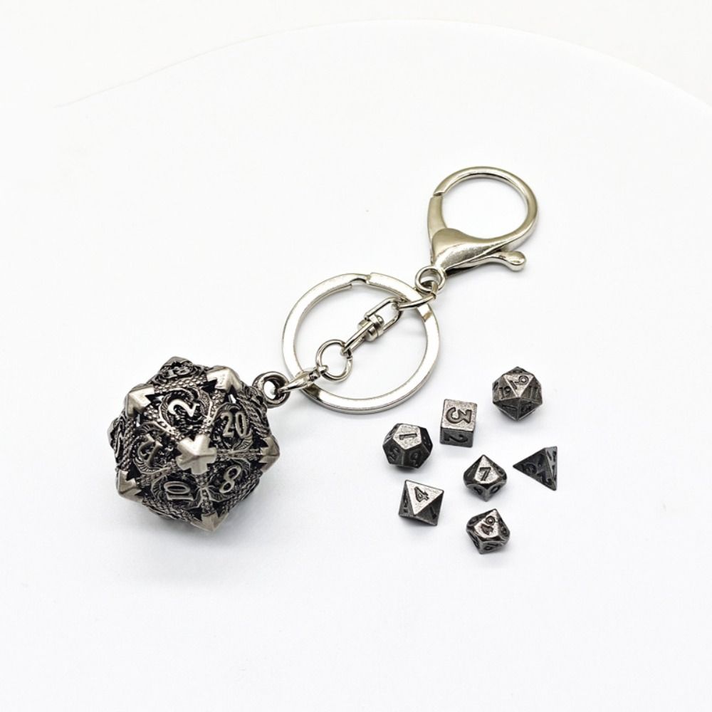 1 Set 20-sided Hollow Metal Di - Board Game Io ulasan dan harga