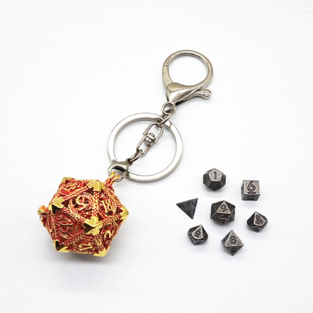 1 Set 20-sided Hollow Metal Di - Board Game Io ulasan dan harga