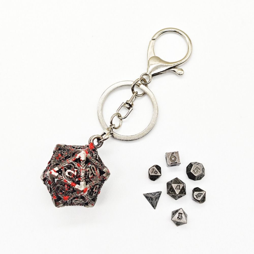 1 Set 20-sided Hollow Metal Di - Board Game Io ulasan dan harga