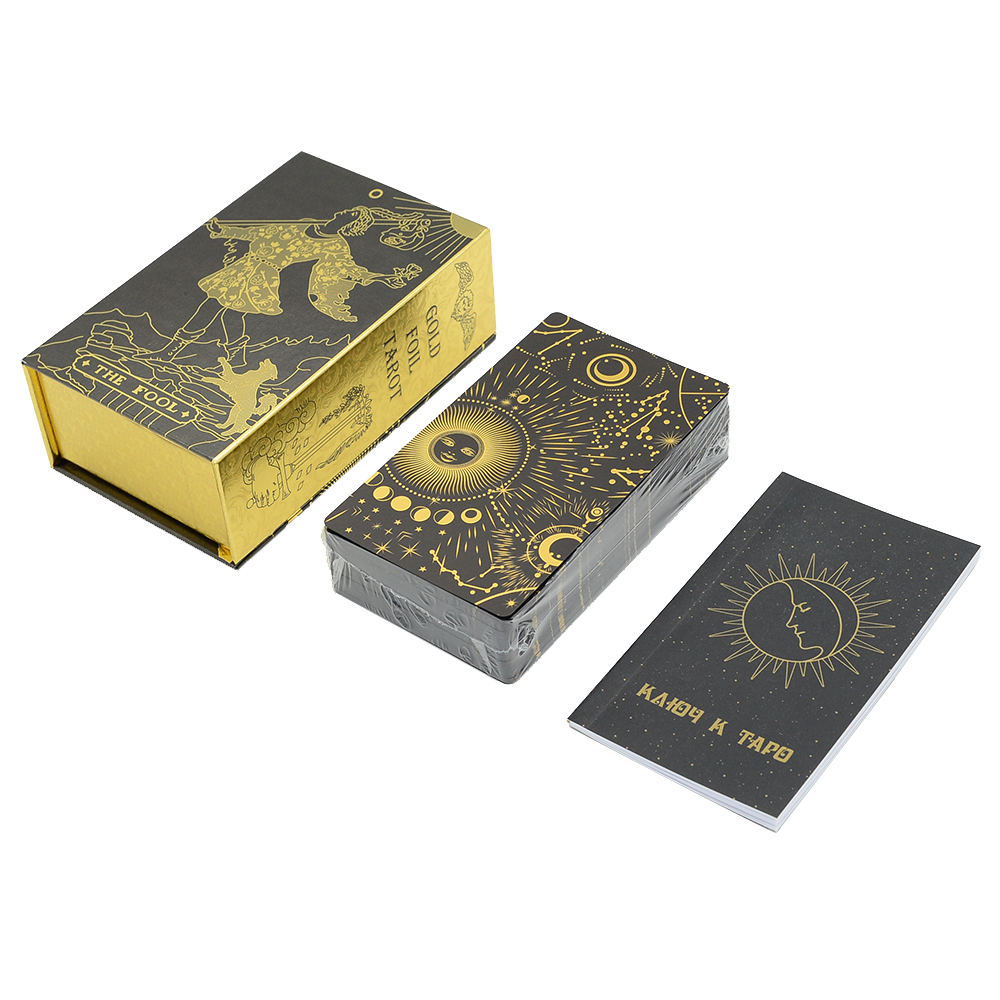 Gold Foil Tarot 12x7cm Russian - Board Game Uno ulasan dan harga